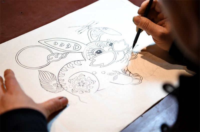 Η τ?χνη τη? πρωτοχρονι?τικη? ξυλοτυπ?α? Γουτσι?νγκ απ? το Χεμπ?ι, Β.Κ?να