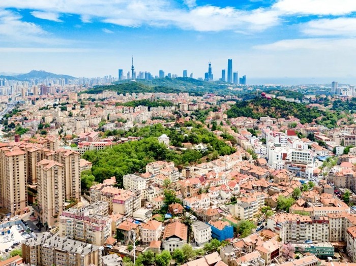 Το Τσινγκντ?ο προωθε? την οικοδ?μηση μια? π?λη? – π?ρκου. (Φωτογραφ?α/Qingdao Daily)