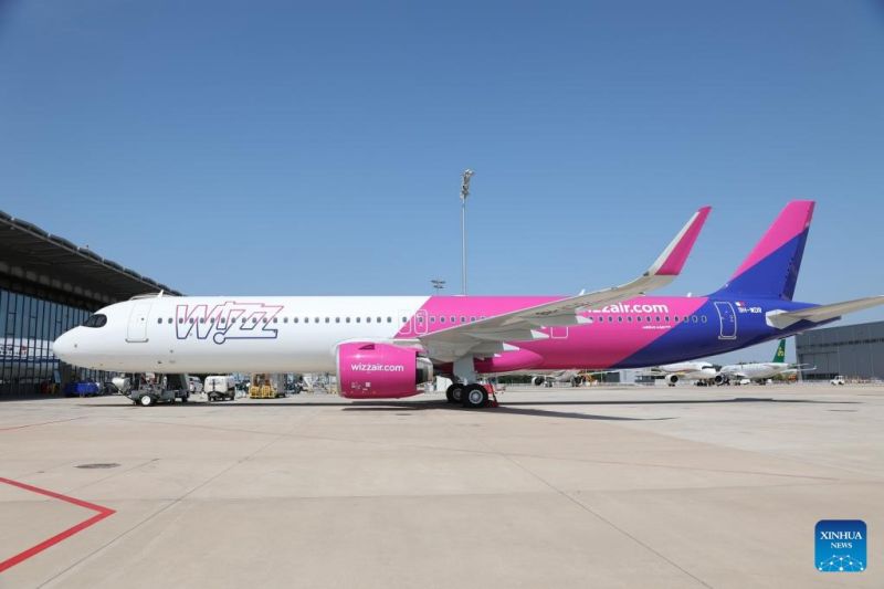 Αεροσκ?φο? Airbus συναρμολογημ?νο στην Κ?να παραδ?θηκε σε ευρωπα?κ? αεροπορικ? εταιρε?α