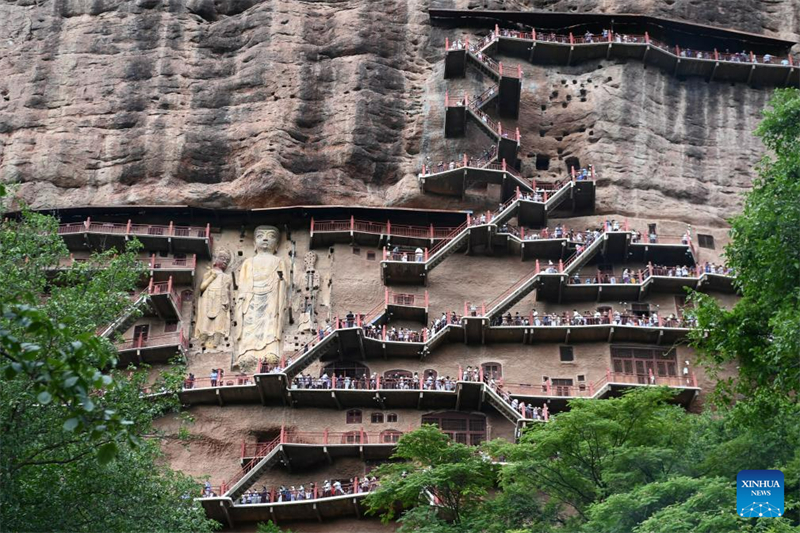 Οι σπηλι?? Μα?τζισ?ν στην επαρχ?α Γκανσο?