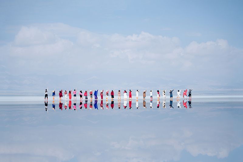 ?να? καθρ?φτη? του ουρανο? στο Τσινγκχ?ι