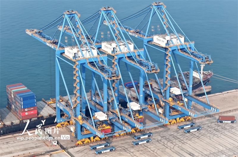 Τ?θηκε σε λειτουργ?α ο πλ?ρω? αυτοματοποιημ?νο? τερματικ?? σταθμ?? του Λιμ?να Τσινγκντ?ο (3η Φ?ση)