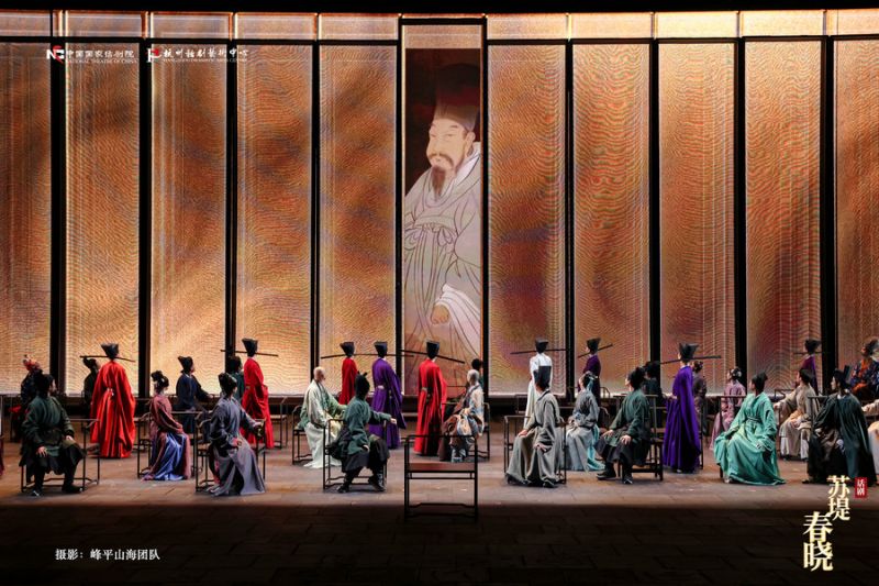 Παραδοσιακ?? κιν?ζικε? ζωγραφι?? στο ?ργο ?Sudi Chunxiao?. (Φωτογραφ?α/China Daily)