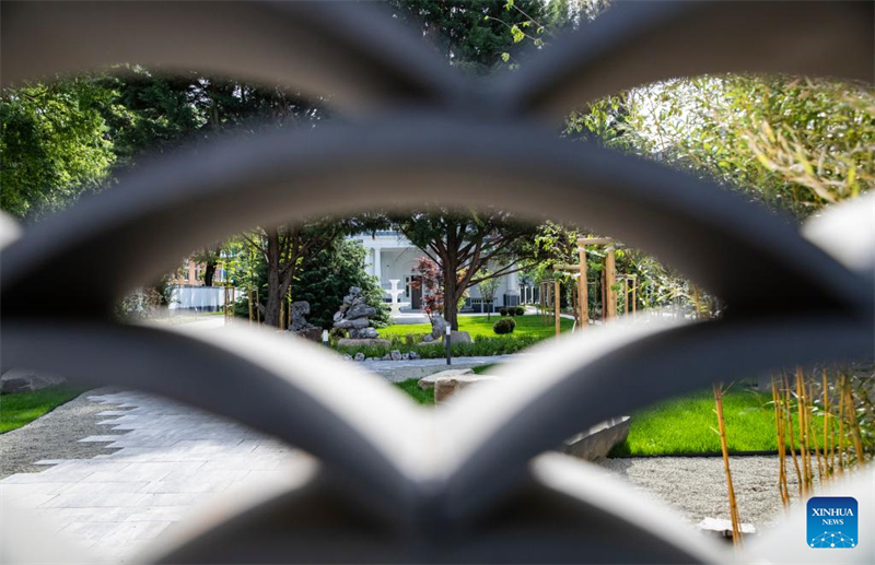 Αυτ? η φωτογραφ?α δε?χνει μια ?ποψη του Πολιτιστικο? Κ?ντρου τη? Κ?να? στη Βουδαπ?στη τη? Ουγγαρ?α?. (Φωτογραφ?α / Xinhua)