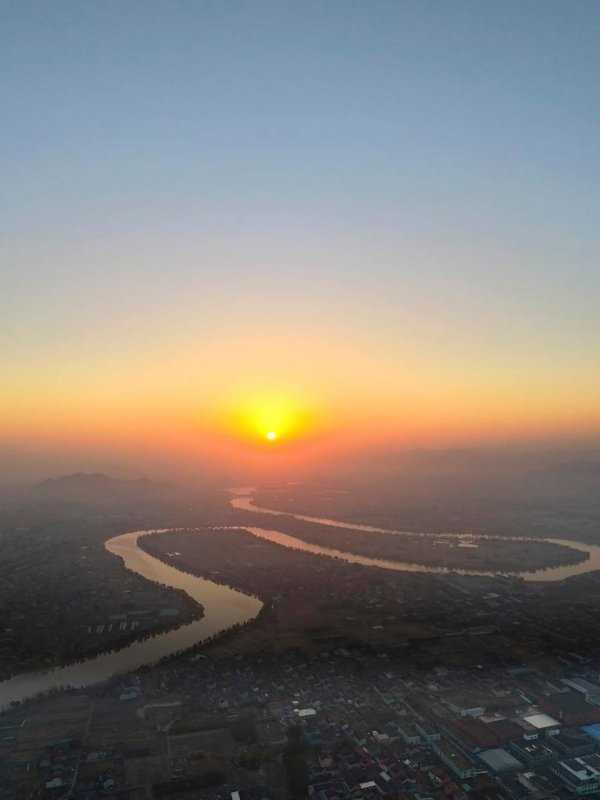Η πρ?τη ανατολ? τη? χρονι?? σε δι?φορα σημε?α τη? Κ?να?