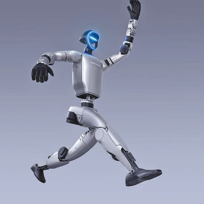 Η φωτογραφ?α δε?χνει ?να ανθρωποειδ?? ρομπ?τ που αναπτ?χθηκε απ? την Unitree Robotics. (Φωτογραφ?α ευγενικ? προσφορ? τη? Unitree Robotics)