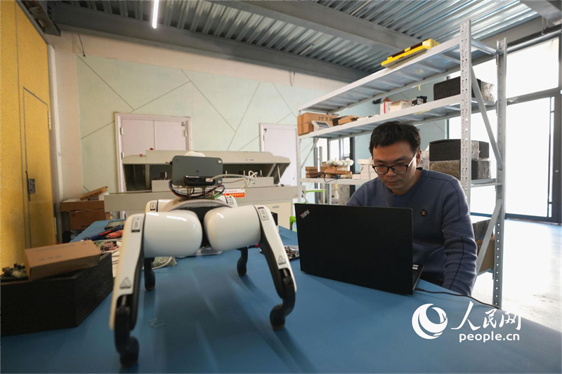 Ρομποτικ? τετρ?ποδα επιθεωρο?ν τη παραγωγ? λαχανικ?ν για την ?παρξη παρασ?των