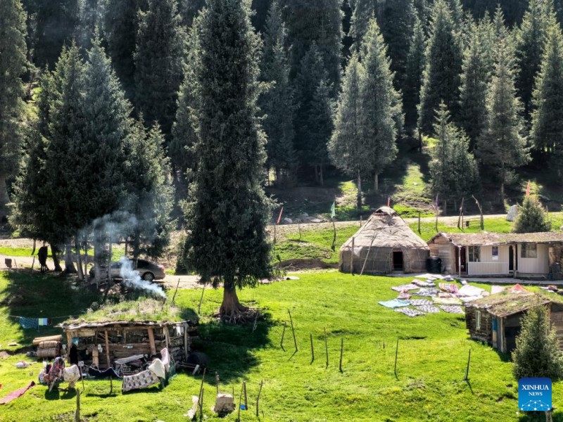 ?ποψη τη? κομητε?α? Τεκ?? στην Σιντζι?νγκ τη? Κ?να?