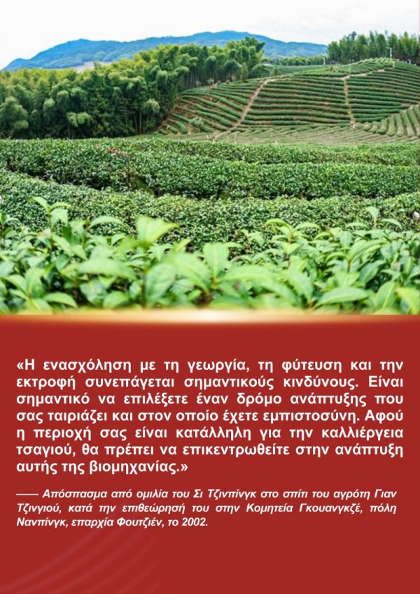 Η Ιστορ?α του Προ?δρου Σι Τζινπ?νγκ και του Τσαγιο? τη? Φουτζι?ν