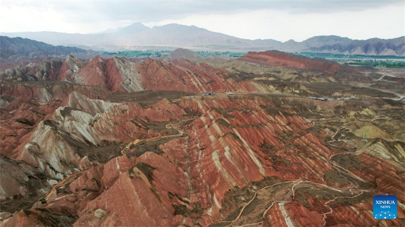 Βροχερ? τοπ?ο τη? γεωμορφ?? Ντανσι? στην επαρχ?α Γκανσο?