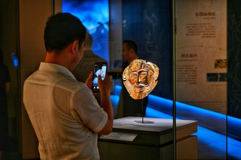 ??να ταξ?δι στην Αρχα?α Ελλ?δα? ξεκιν? στο Σανσιντο?ι τη? Κ?να?