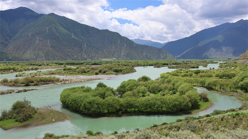 Εθνικ? Π?ρκο Υγροτ?πων Γι?νι, π?λη Νγινγκτσ?, Αυτ?νομη Περιοχ? Σιζ?νγκ στη νοτιοδυτικ? Κ?να. (Φωτογραφ?α / CGTN)