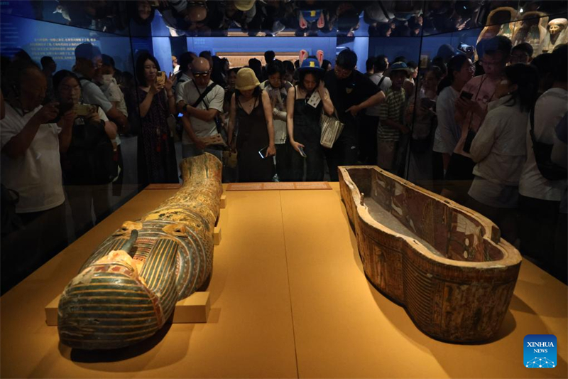 Η ?κθεση με θ?μα τον πολιτισμ? τη? αρχα?α? Αιγ?πτου ολοκληρ?θηκε στο Μουσε?ο τη? Σαγκ?η?