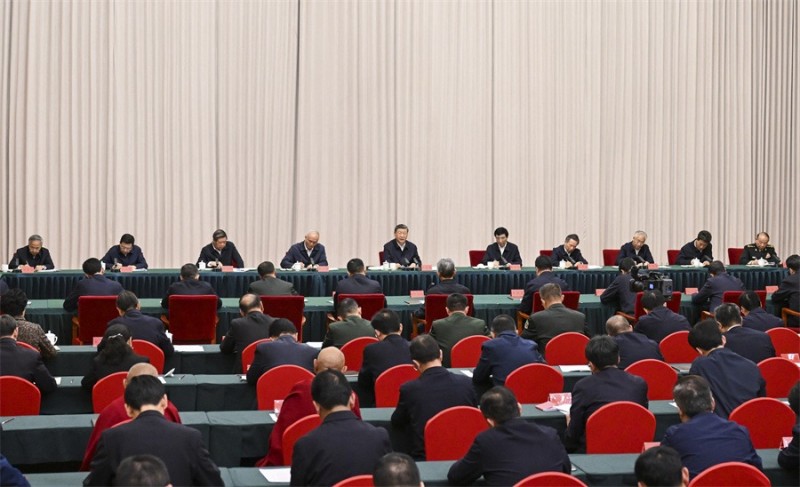 Ο Κιν?ζο? Πρ?εδρο? τον?ζει την οικοδ?μηση του σ?γχρονου σοσιαλιστικο? ν?ου Σιζ?νγκ