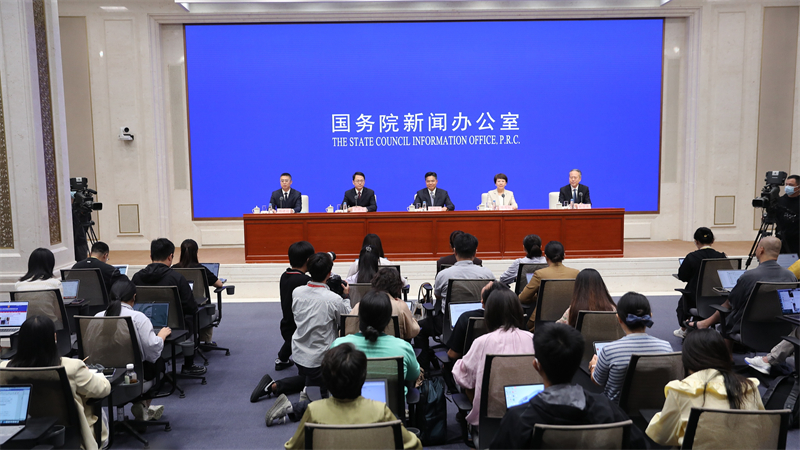 Συν?ντευξη Τ?που σχετικ? με την αν?πτυξη του εμπορ?ου υπηρεσι?ν στην Κ?να και την πρ?οδο των προετοιμασι?ν για το CIFTIS 2025, Πεκ?νο, Κ?να, 27 Αυγο?στου 2025.