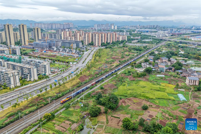 Το εμπορικ? τρ?νο Κ?να?-Ευρ?πη? απ? τη νοτιοδυτικ? Κ?να πραγματοπο?ησε π?νω απ? 3.400 δρομολ?για
