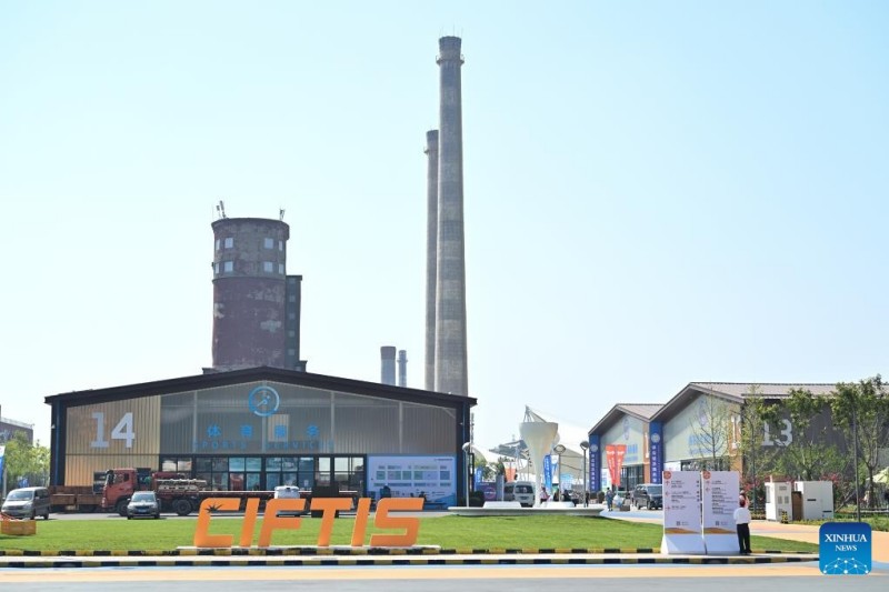 Αυτ? η φωτογραφ?α, που τραβ?χτηκε στι? 9 Σεπτεμβρ?ου του 2025, δε?χνει μια ?ποψη του Π?ρκου Σοουγκ?νγκ, του χ?ρου διεξαγωγ?? τη? επερχ?μενη? Διεθνο?? ?κθεση? τη? Κ?να? για το Εμπ?ριο Υπηρεσι?ν, στο Πεκ?νο, την πρωτε?ουσα τη? Κ?να?.